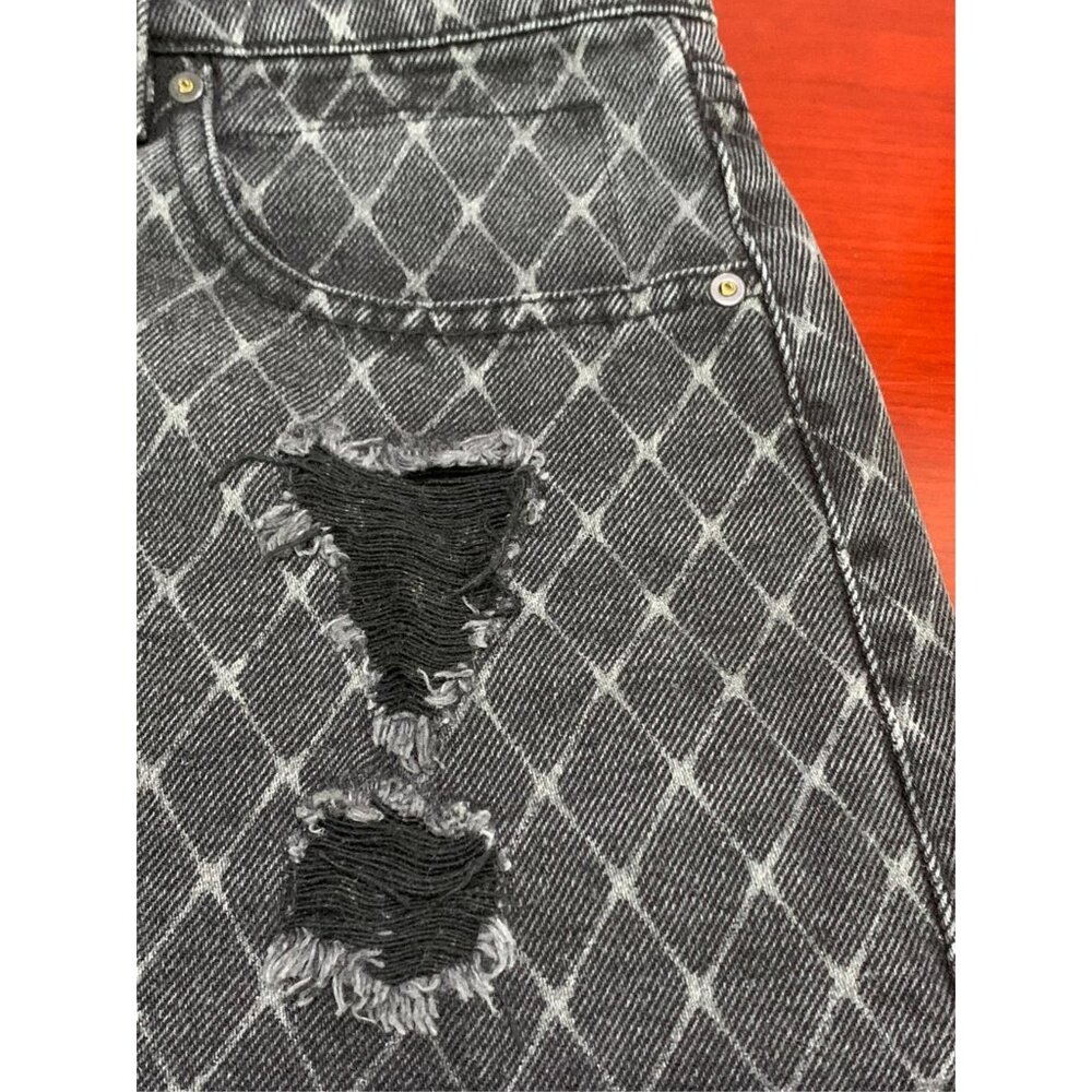 Alexander Wang Bite Diamond-Patterned Distressed … - image 4